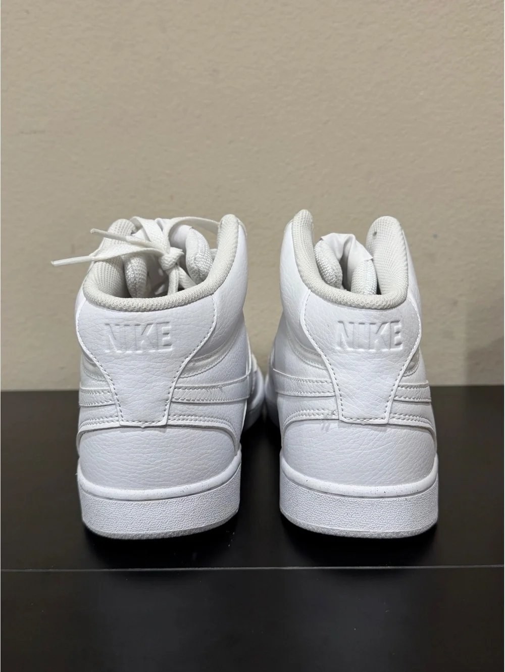 Size 11 - Nike Court Vision Mid Next Nature “Triple White”